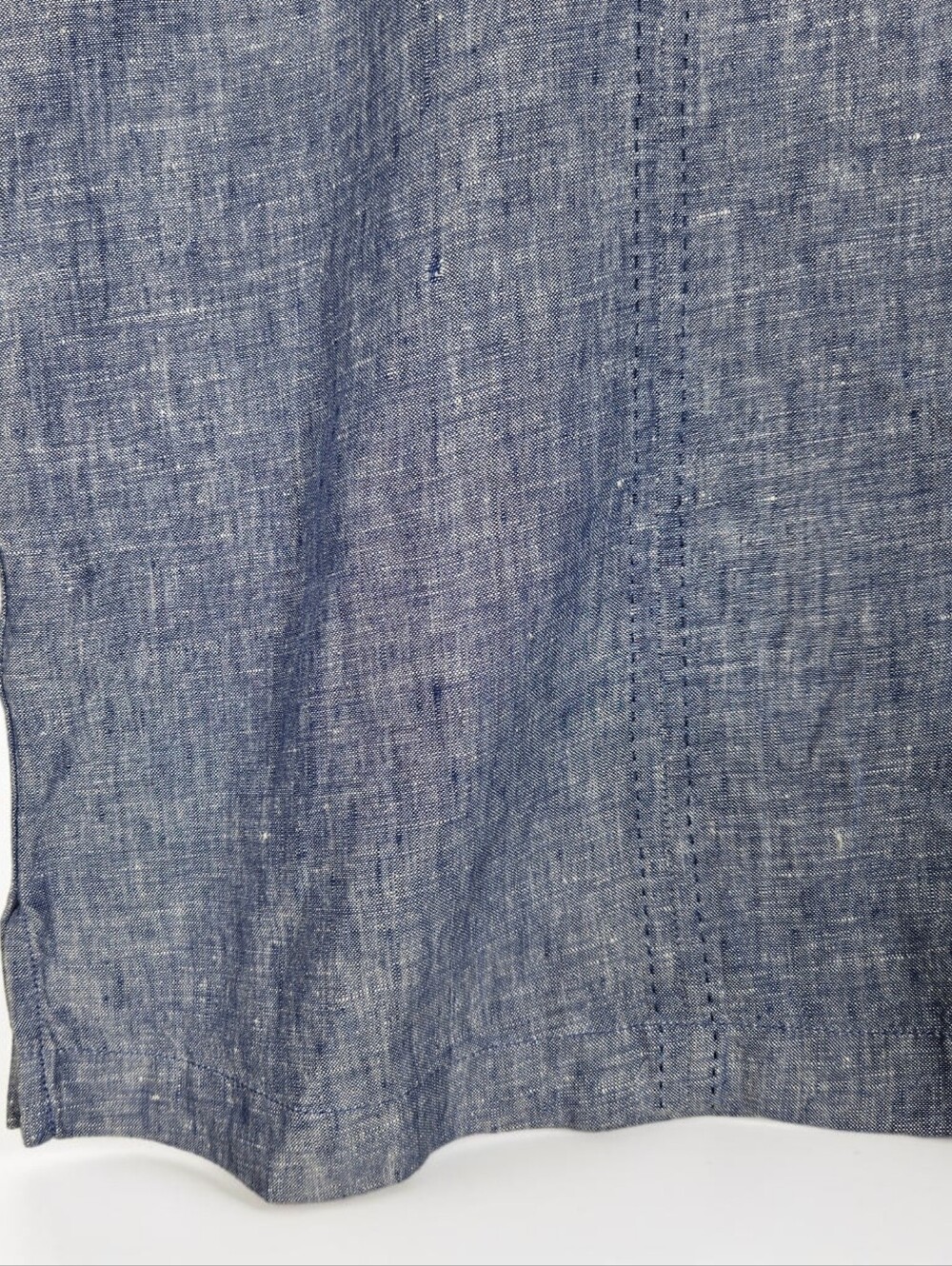 Tommy Bahama Blue 100% Linen Short Sleeve Shirt Men's Size XXL - Picture 10 of 16